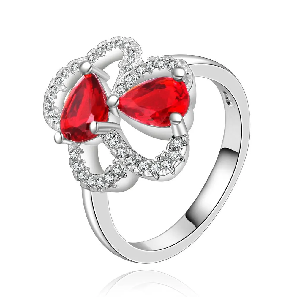 aliexpress silver Engagement rings Insets flower-sapphire anillos jewelry1 9 ELY