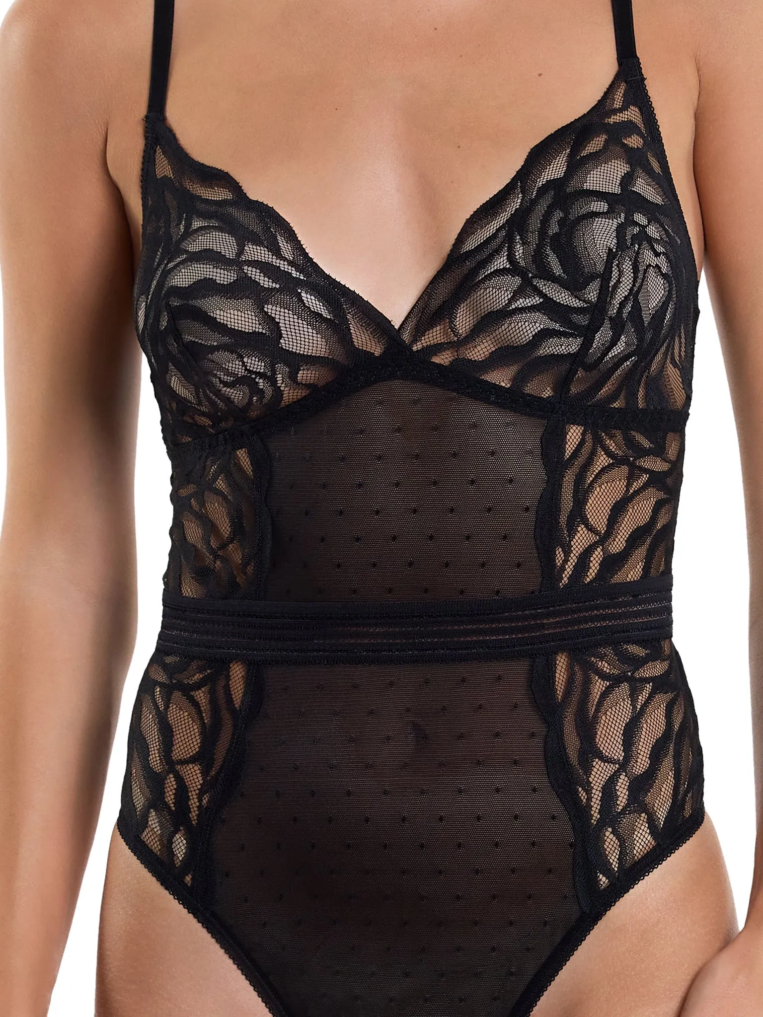 &oh Glamorous Grunge Bodysuit Black Sale