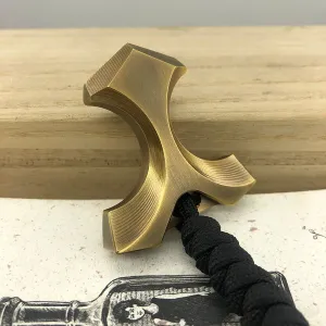 car safey Brass Cross Shaped Tiger Self-defense Weapon Breaks Through The Window To Escape