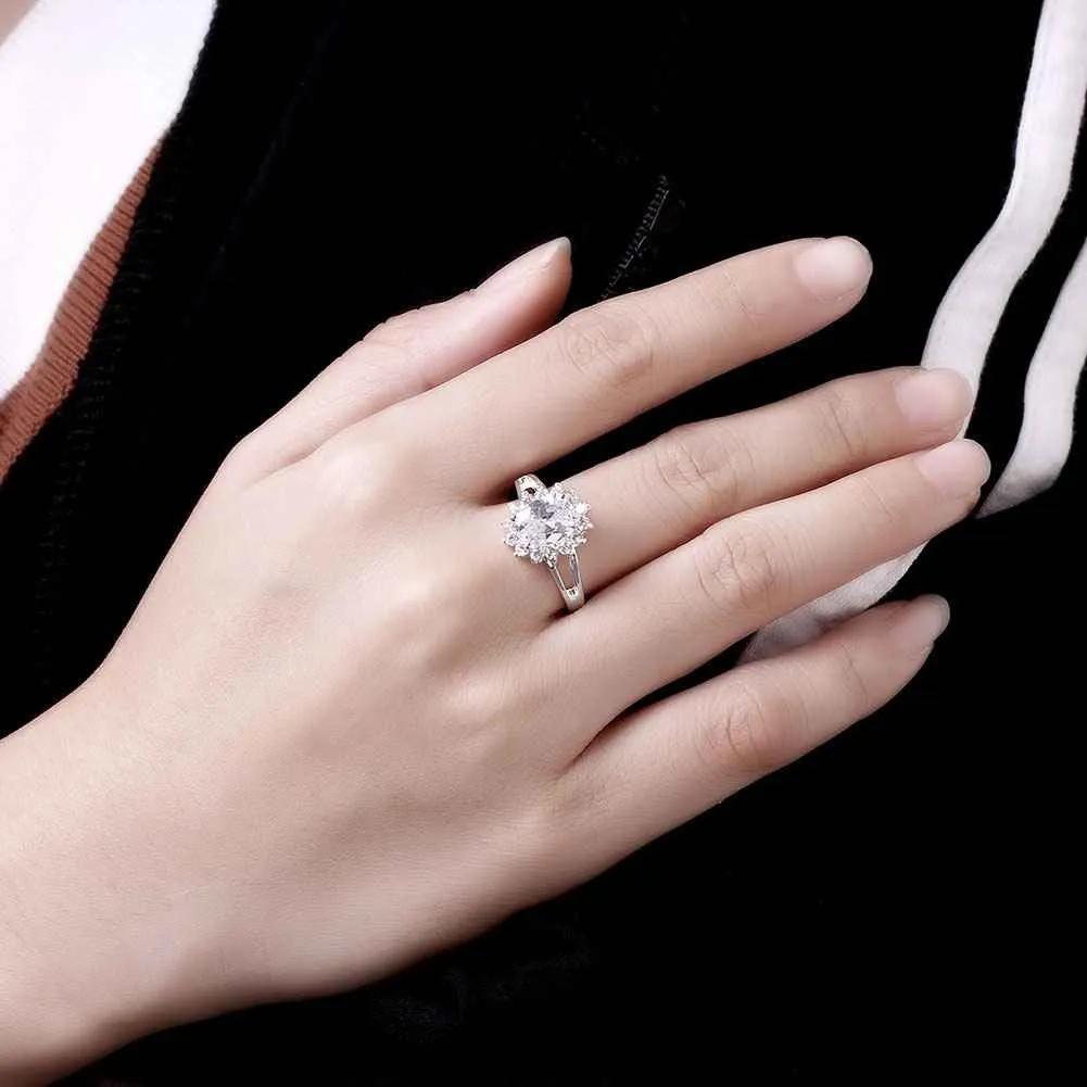 Christmas gift silver plated ring jewelryDan Taiyang Inlay ring 145 ELY