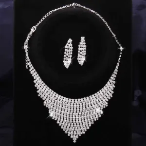 floating charms whole ling E N ethnic crystal beads jewelry sets joias vintage jewelry set CRDS 7 ELY
