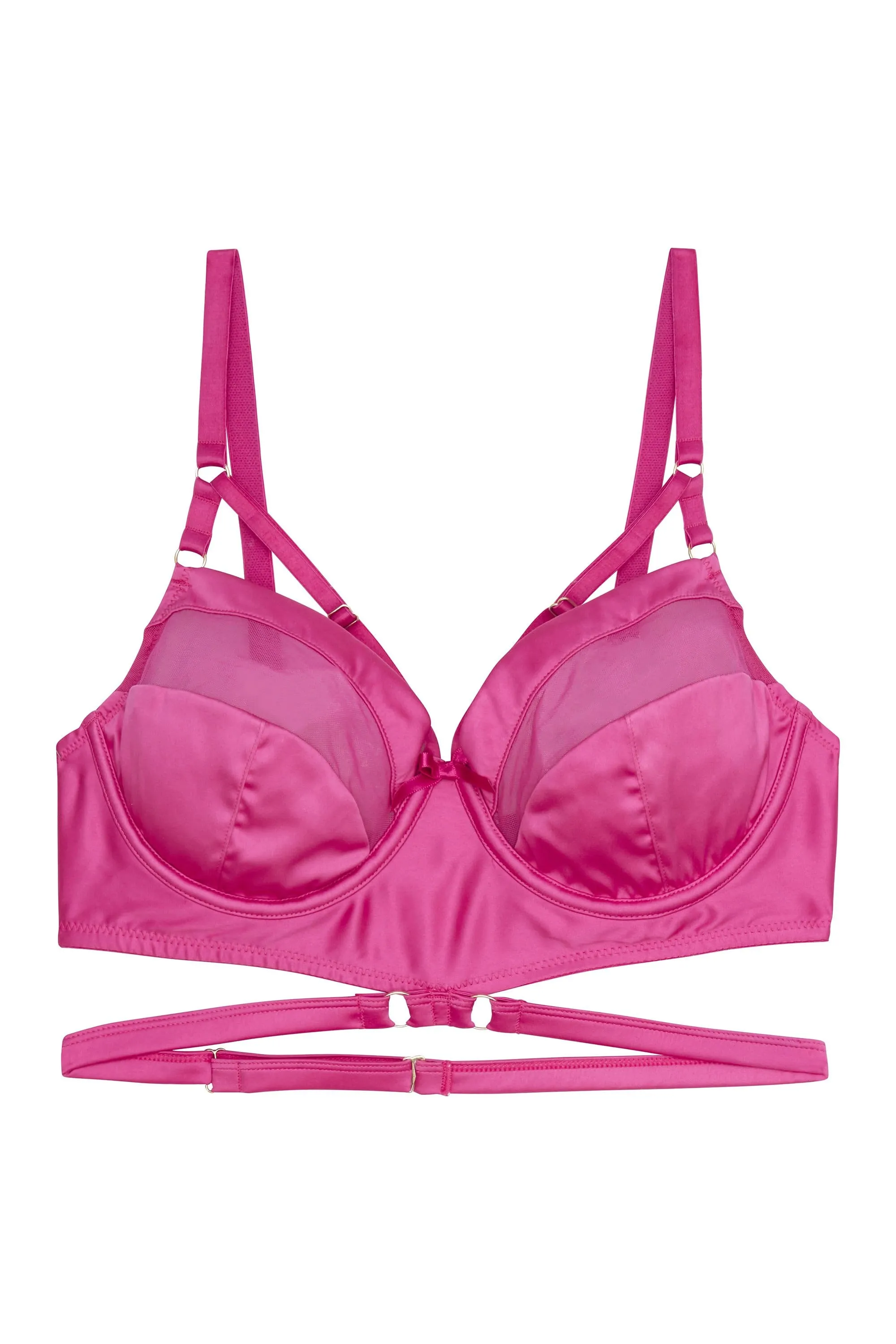 Madeleine Bondage Hot Pink Bra