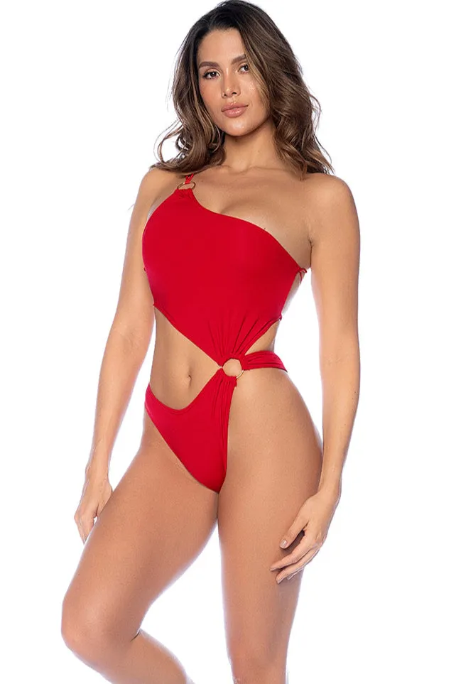 One-Piece Swimsuit with Luxe Cut-Out