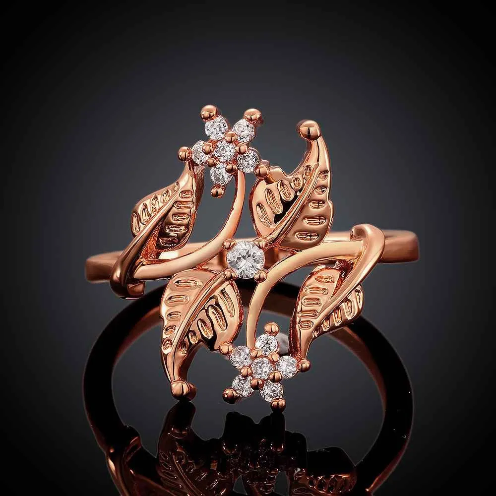 online shopping india 18k gold plated rings for men more Maple Leaf anel masculino fine jewelry SKGR 51 ELY