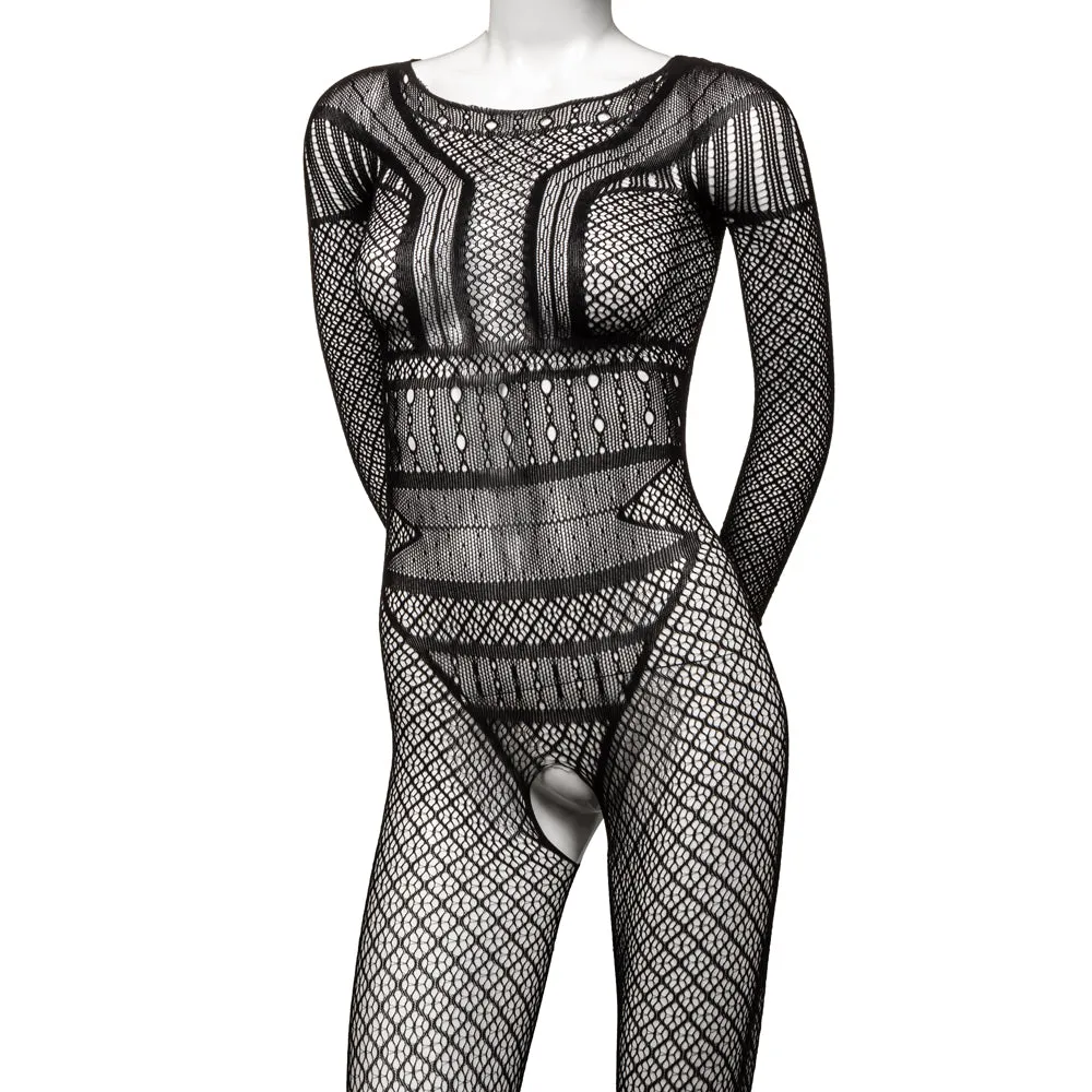 Scandal Plus Size Full Length Lace Body Suit Sexy Lingerie