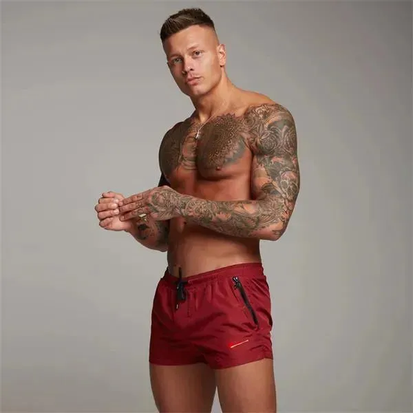 Side Pocket Swim Shorts For Men