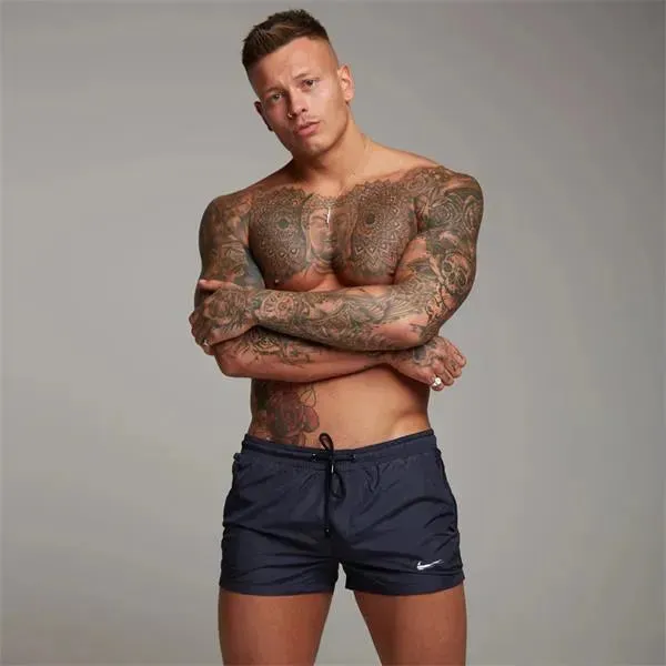 Side Pocket Swim Shorts For Men