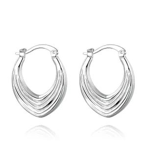 silver earrings Heart Wire clip orecchini prices in euros 7 2 ELY