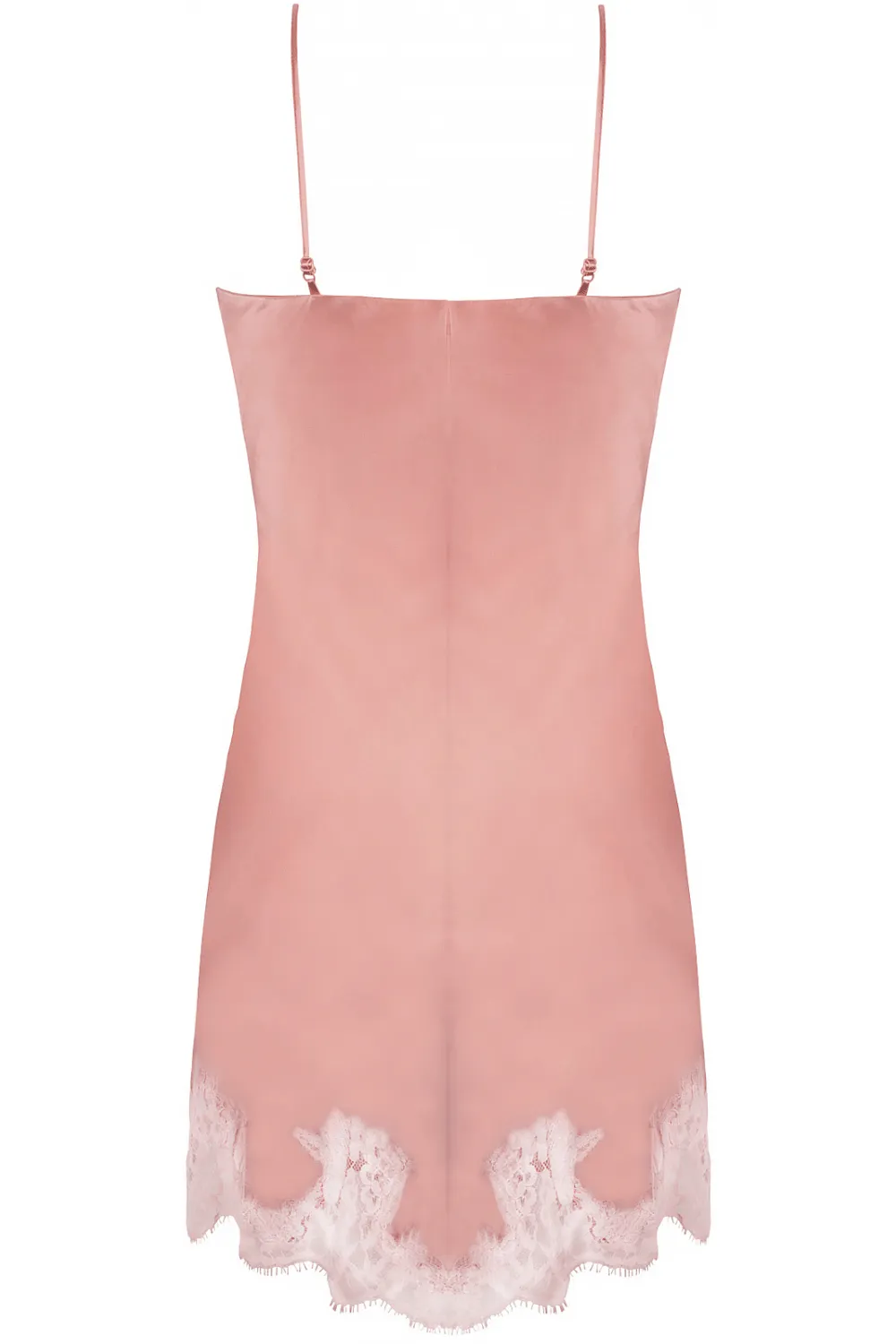 Splendeur Soie Silk Night Dress in Rose. Size L (UK 14)